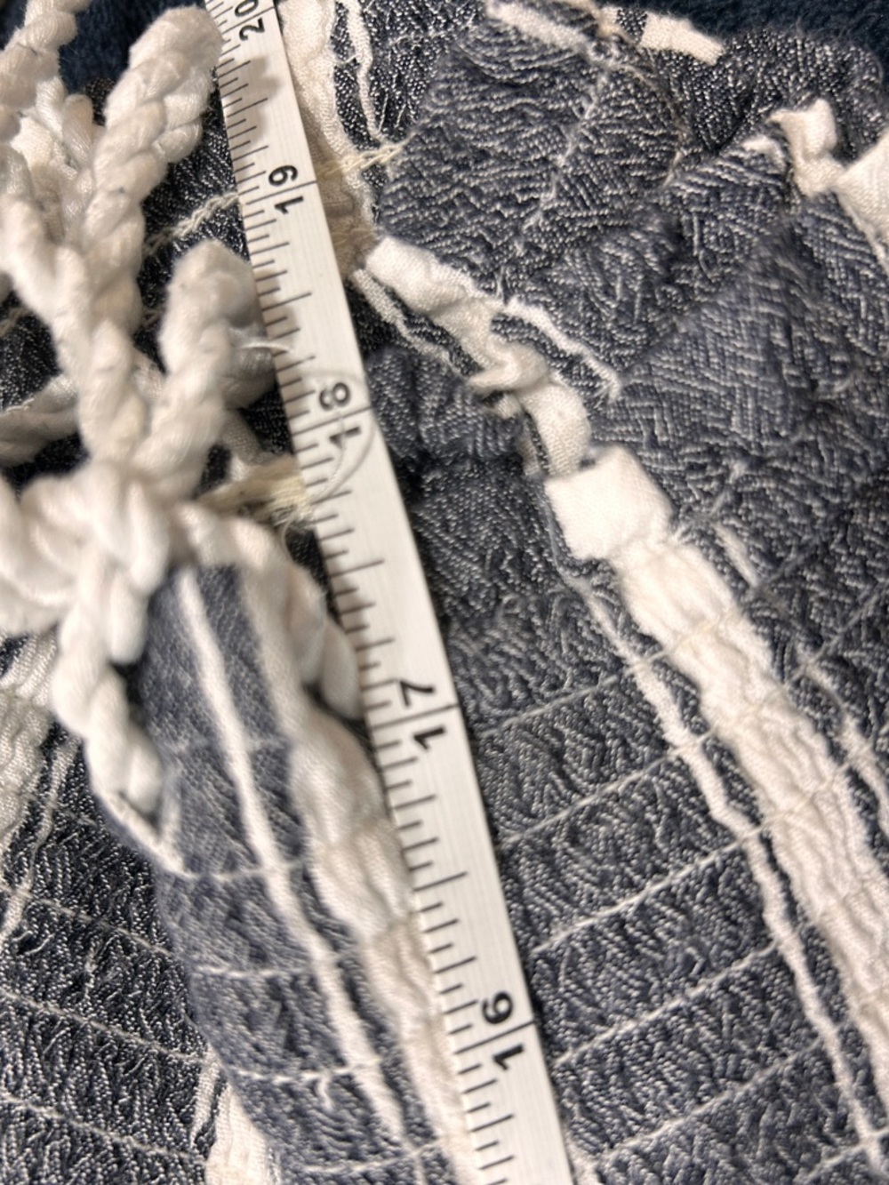Free People All Weekend Long Striped Palazzo Pants - Grey/White, Festival Boho - Picture 7 of 7